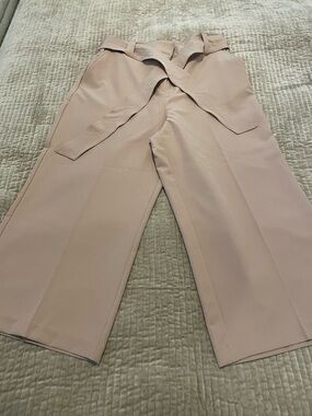 Joie Blush Wide-Leg Tie-Waist Pants